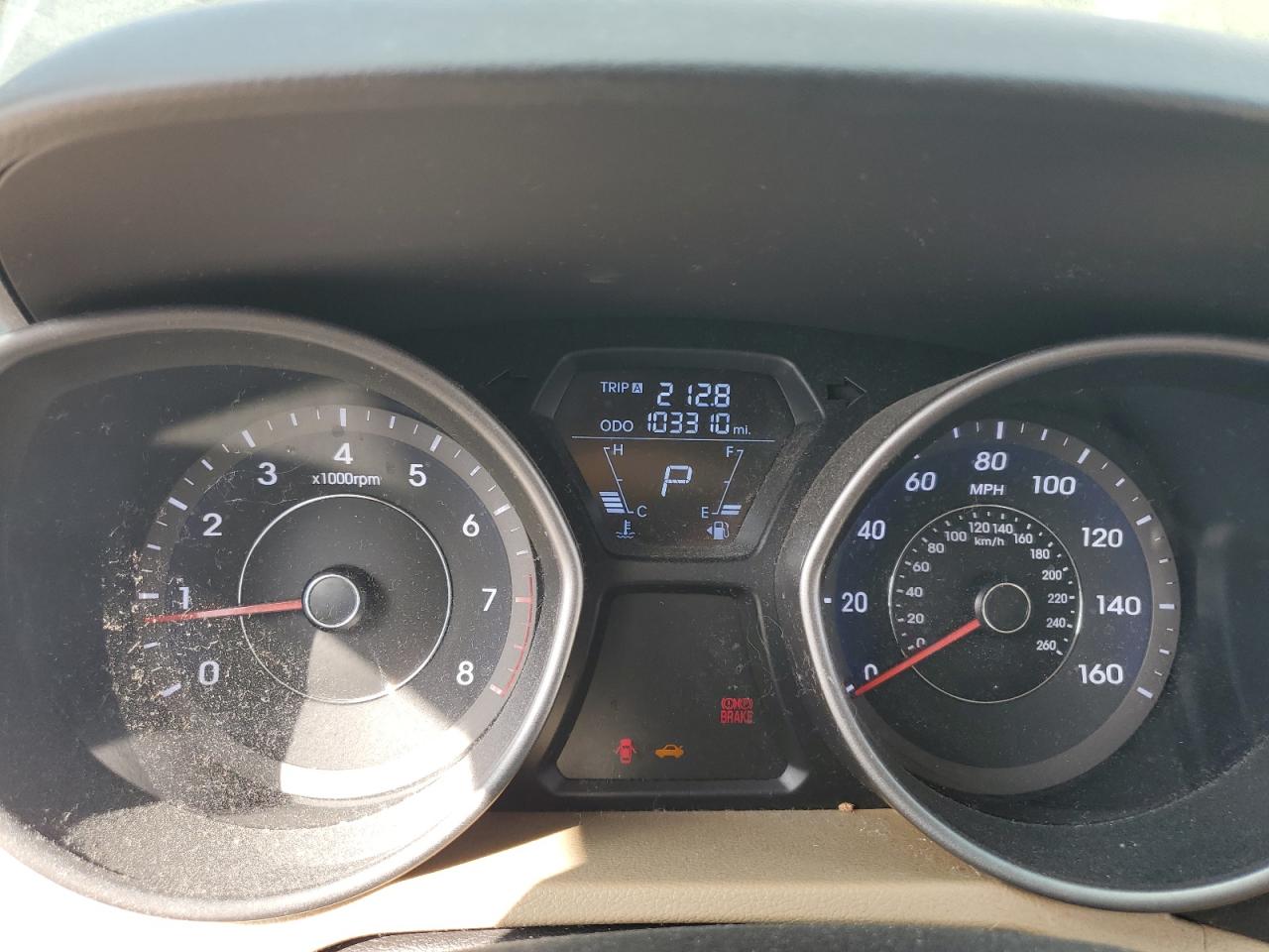 2013 Hyundai Elantra Gls VIN: 5NPDH4AE5DH343598 Lot: 67615905