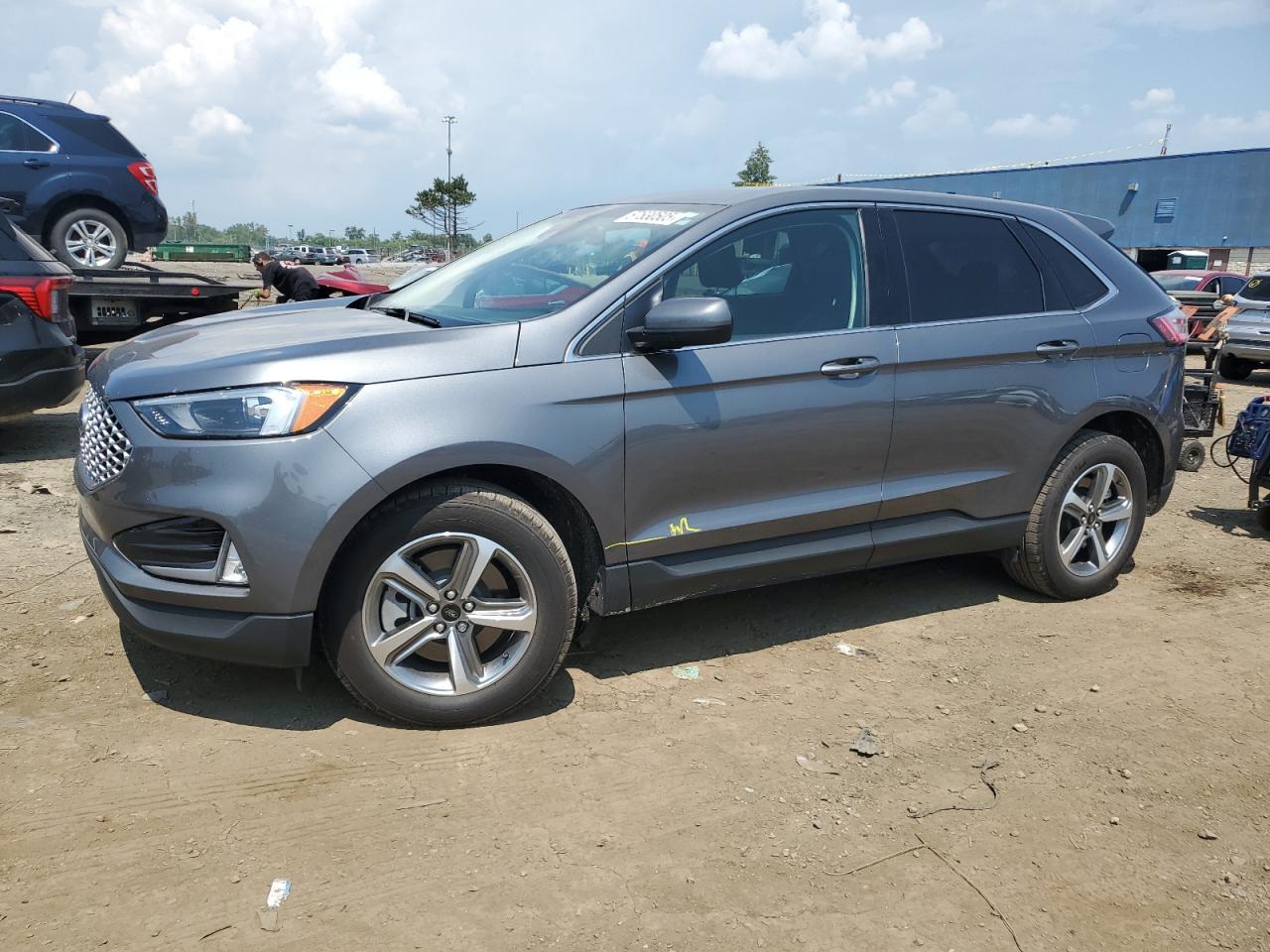 2024 Ford Edge Sel grey null gas 2FMPK4J9XRBA56919 photo #1