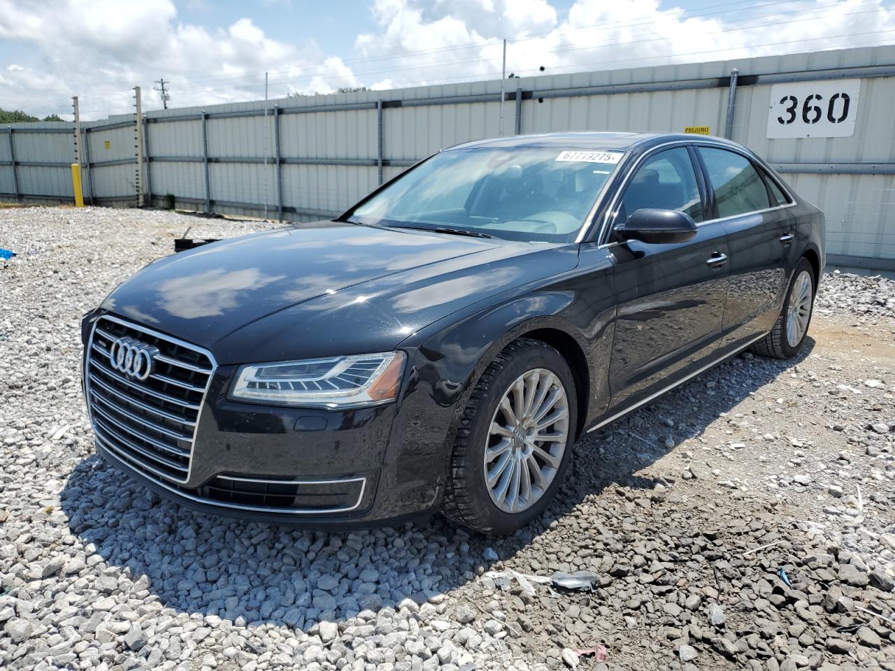 2016 Audi A8 L Quattro black null gas WAU34AFD9GN013227 photo #1