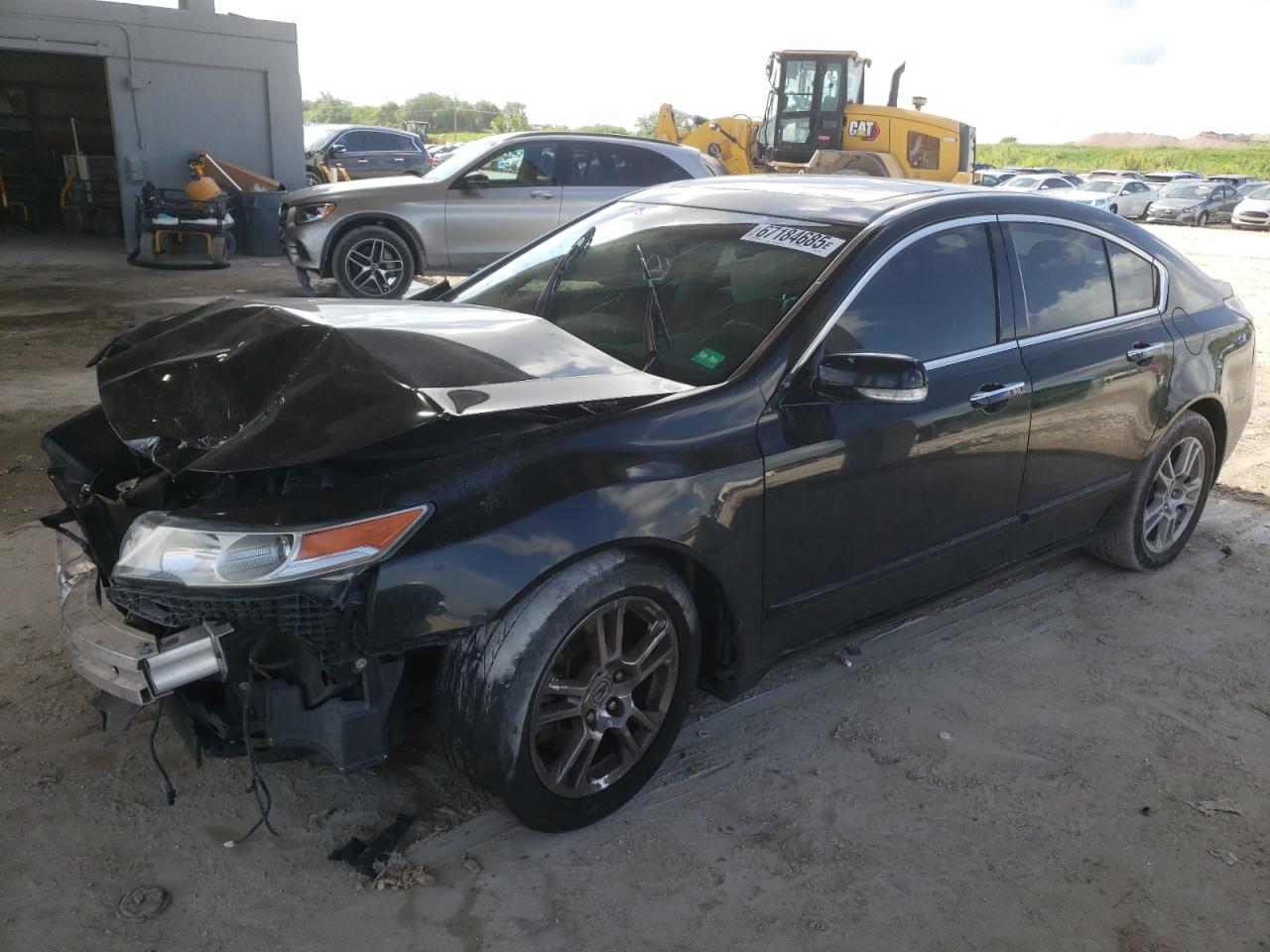 2010 Acura Tl black sedan gas 19UUA8F56AA017091 photo #1