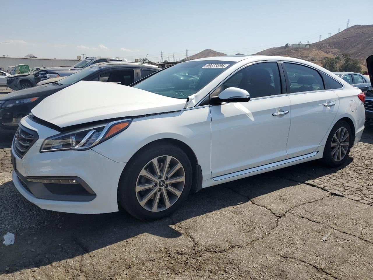 2017 Hyundai Sonata Sport white null gas 5NPE34AF9HH543143 photo #1