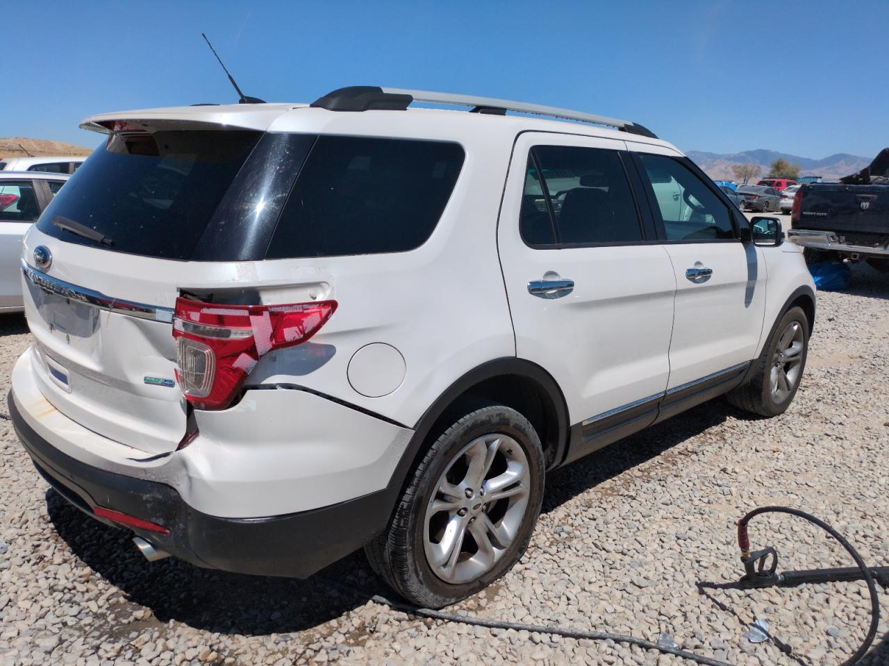 2013 Ford Explorer Limited white null gas 1FM5K8F87DGB94000 photo #4