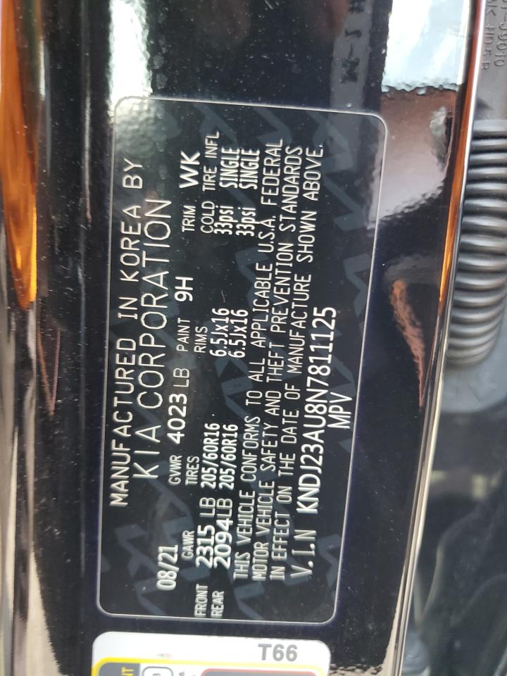 2022 Kia Soul Lx VIN: KNDJ23AU8N7811125 Lot: 68143985