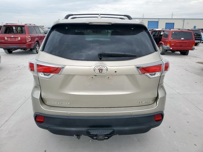 TOYOTA HIGHLANDER 2016 tan