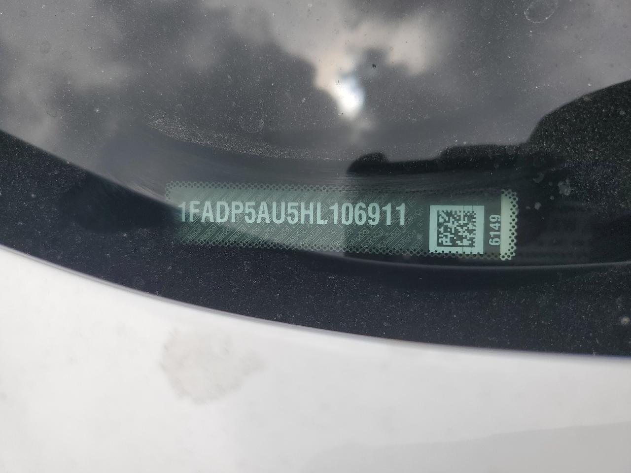 2017 Ford C-Max Se VIN: 1FADP5AU5HL106911 Lot: 69368495