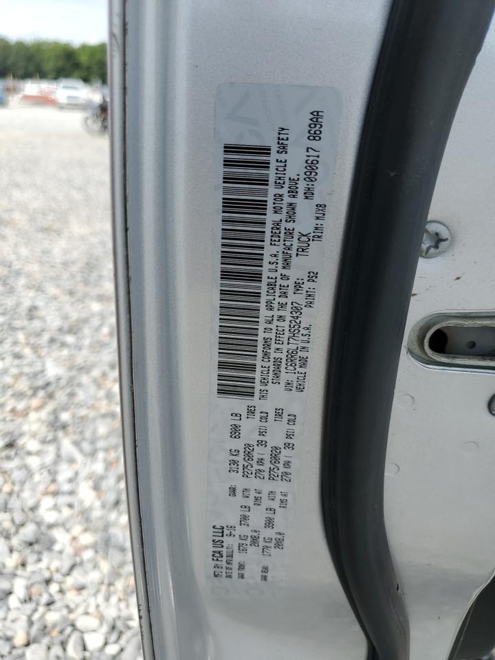 2017 Ram 1500 Slt VIN: 1C6RR6LT7HS524307 Lot: 70490315