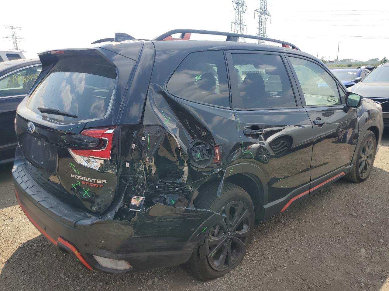 2020 Subaru Forester Sport black null gas JF2SKARC5LH476435 photo #4