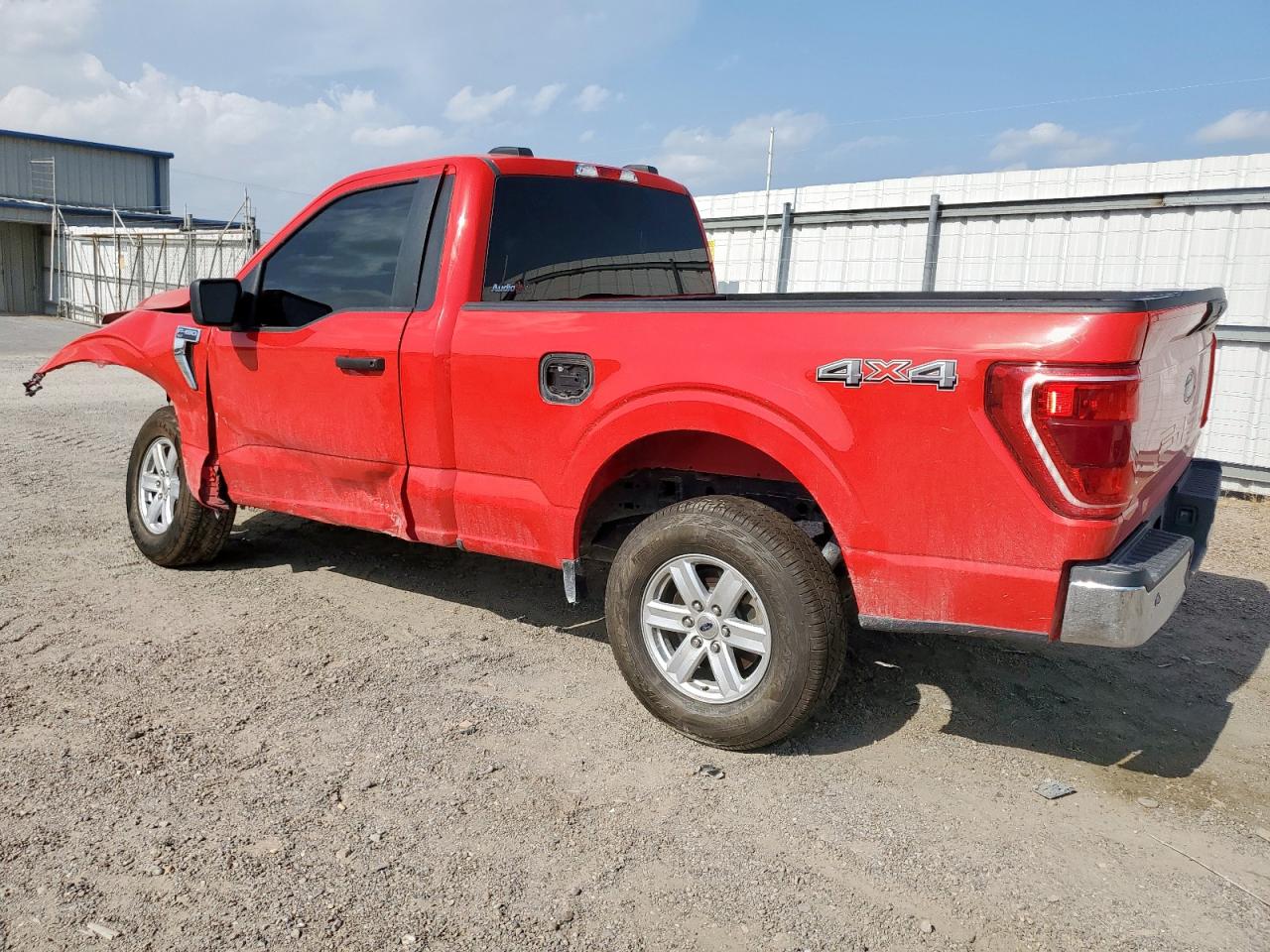 2022 Ford F150 red null gas 1FTMF1E51NKE50858 photo #3