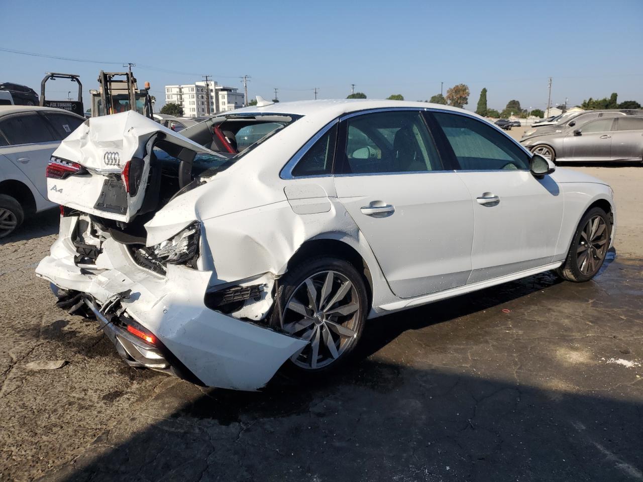 2020 Audi A4 Premium Plus white null gas WAUHMAF42LA070683 photo #4