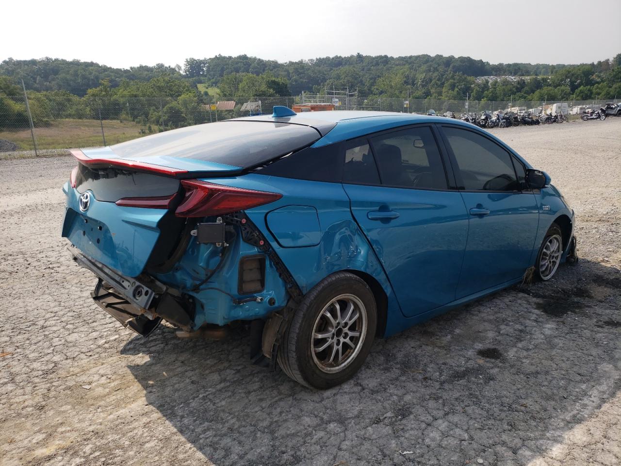 2017 Toyota Prius Prime blue null hybrid JTDKARFP6H3033982 photo #4