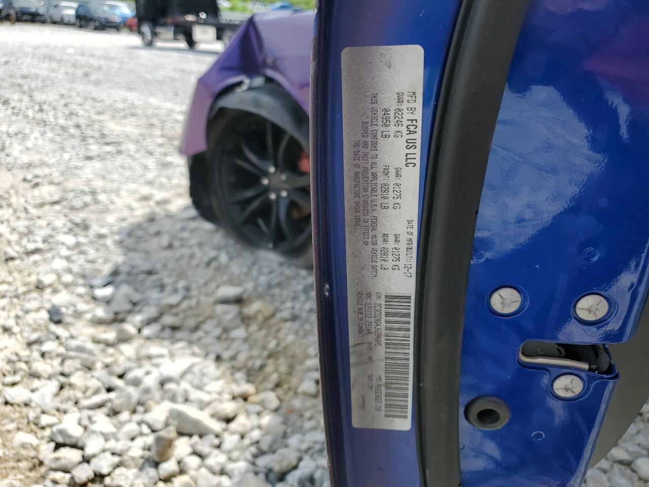 2018 Dodge Challenger Sxt VIN: 2C3CDZAG4JH204805 Lot: 67038695