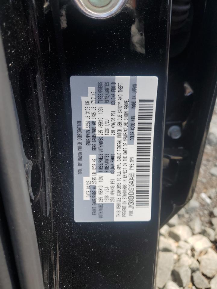 2025 Mazda Cx-90 Preferred VIN: JM3KKBHDXS1240456 Lot: 68585275