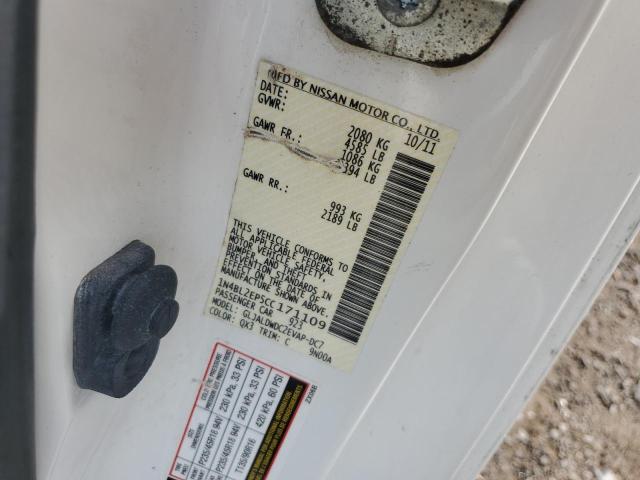 2012 NISSAN ALTIMA SR  