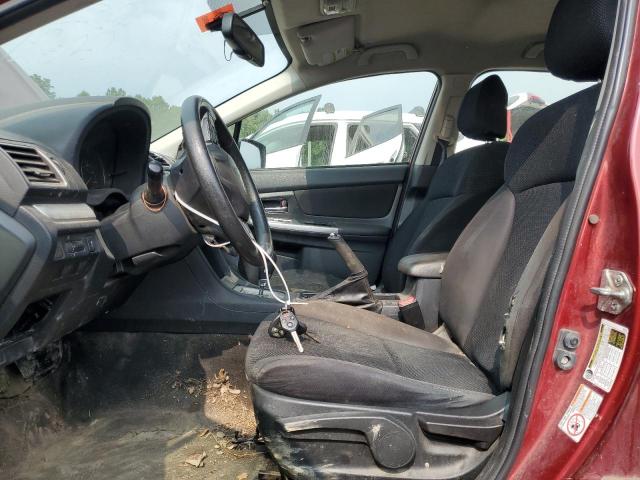  SUBARU IMPREZA 2016 Czerwony