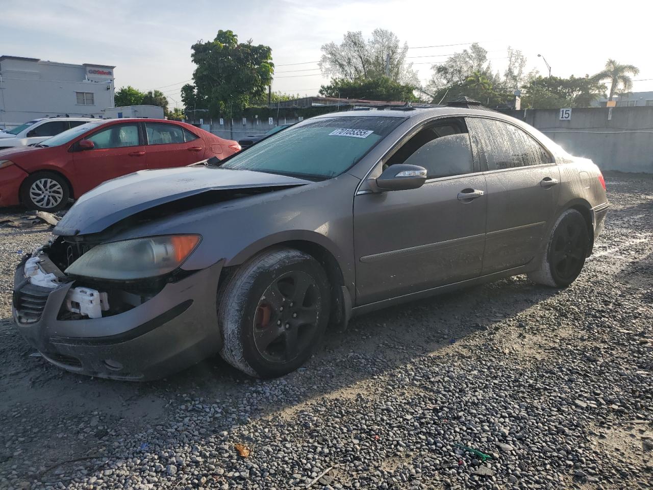 ACURA RL 2005. Lot# 70105355. VIN JH4KB16575C017121. Photo 1