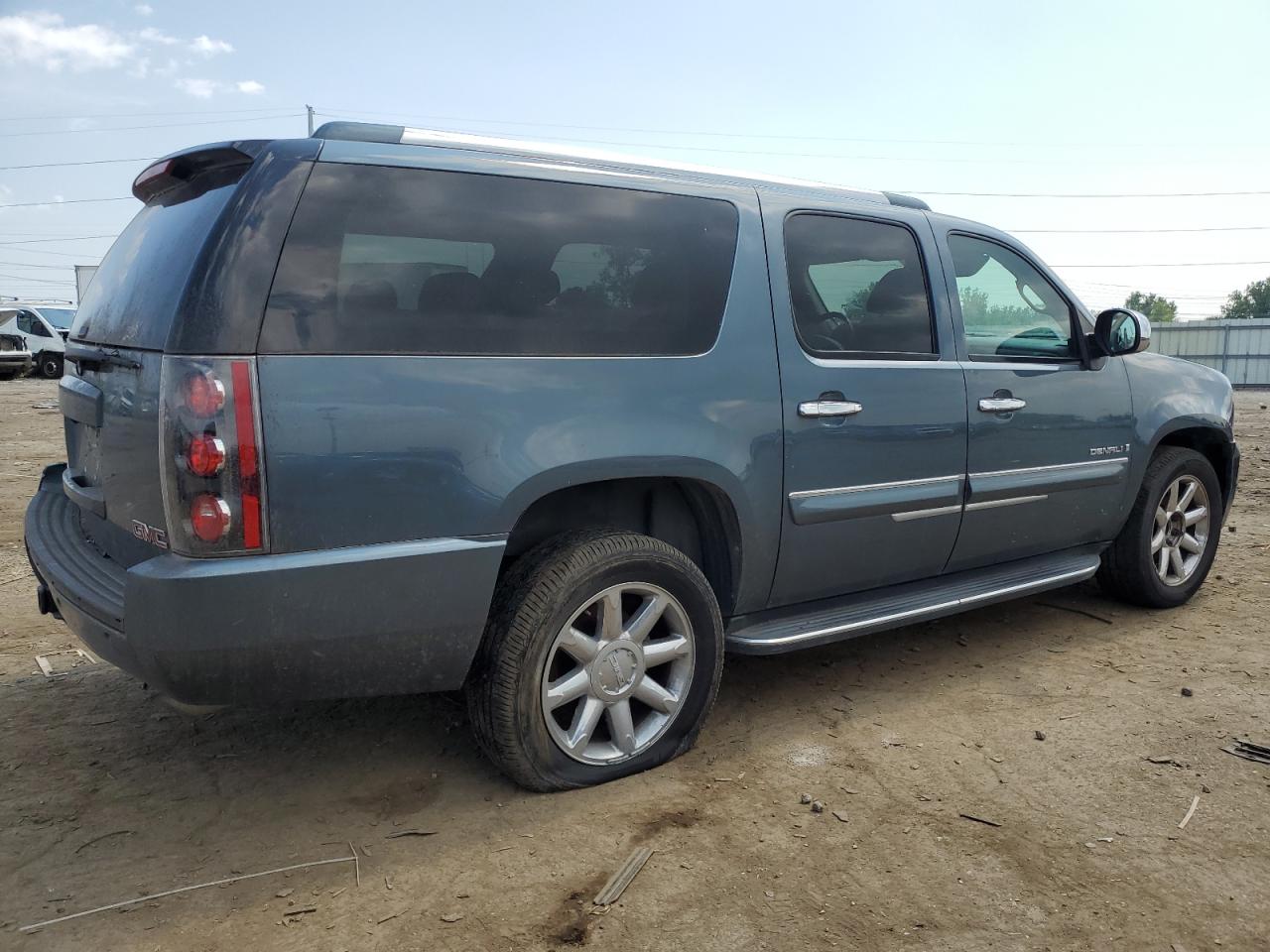 2008 GMC Yukon Xl Denali blue suv gas 1GKFC66898J249604 photo #4