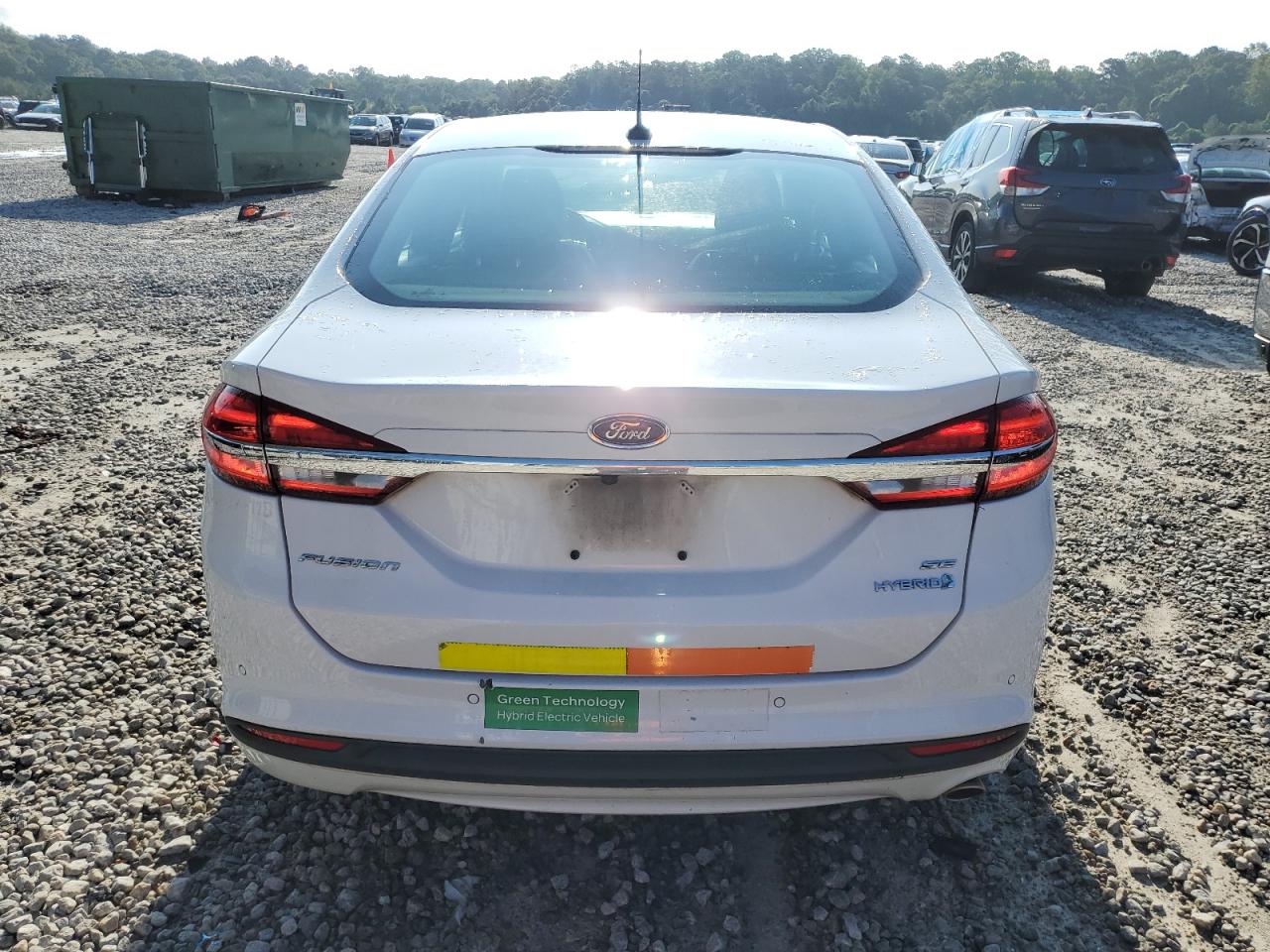 2018 Ford Fusion Se Hybrid VIN: 3FA6P0LU8JR129907 Lot: 66079255
