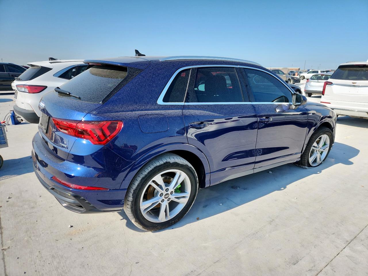 2022 Audi Q3 Premium Plus S Line 45 blue null gas WA1EECF38N1020535 photo #4