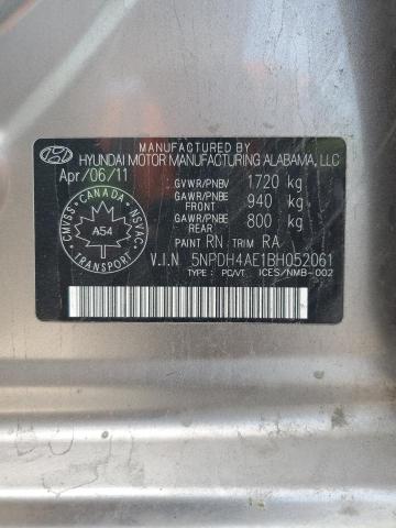 2011 HYUNDAI ELANTRA GLS  