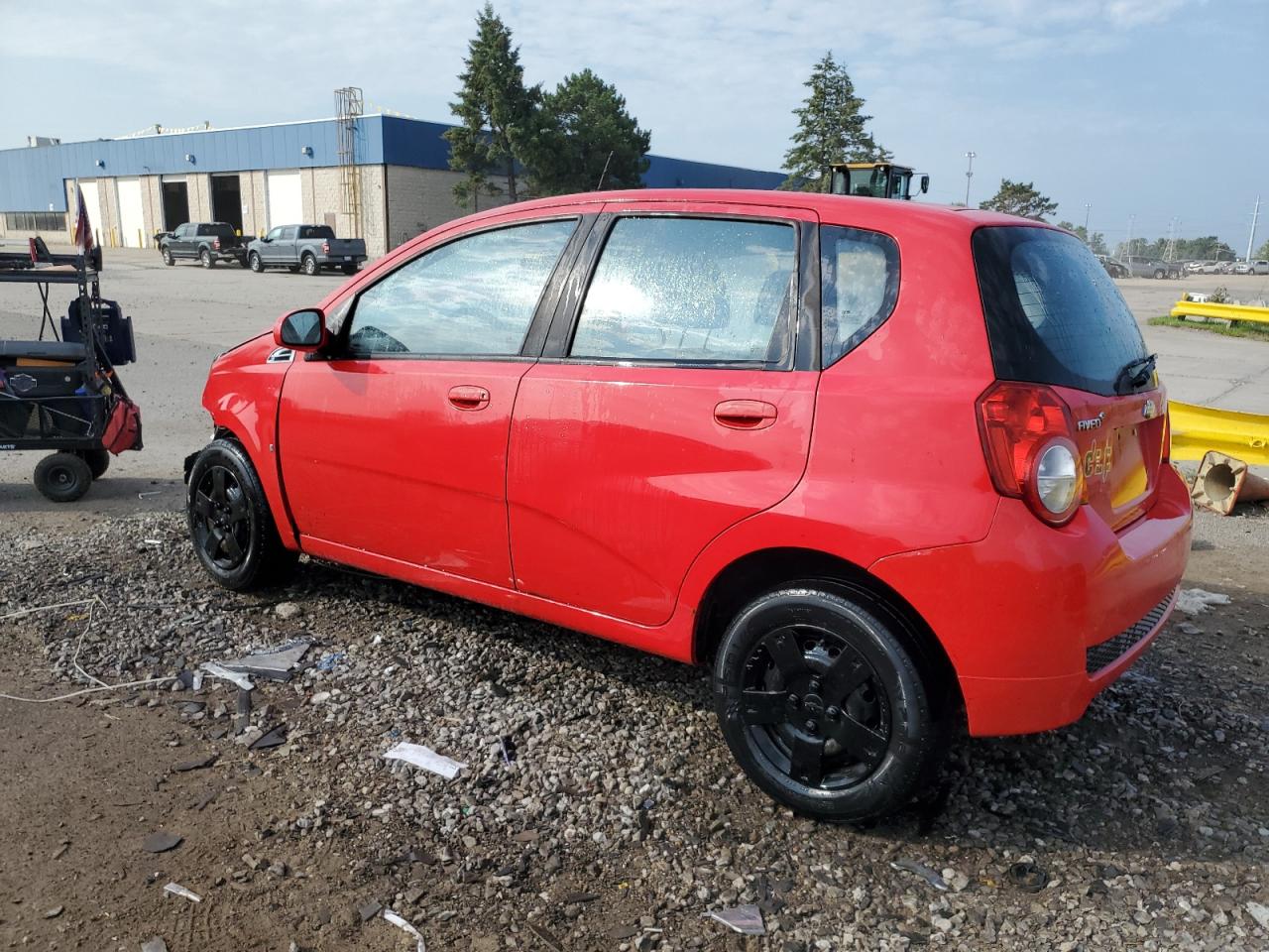 2009 Chevrolet Aveo Ls red null gas KL1TD66E49B623153 photo #3