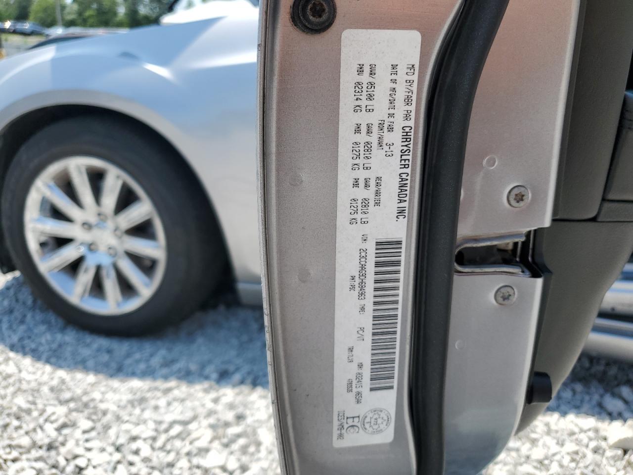 2013 Chrysler 300 VIN: 2C3CCAAG9DH684963 Lot: 66742115