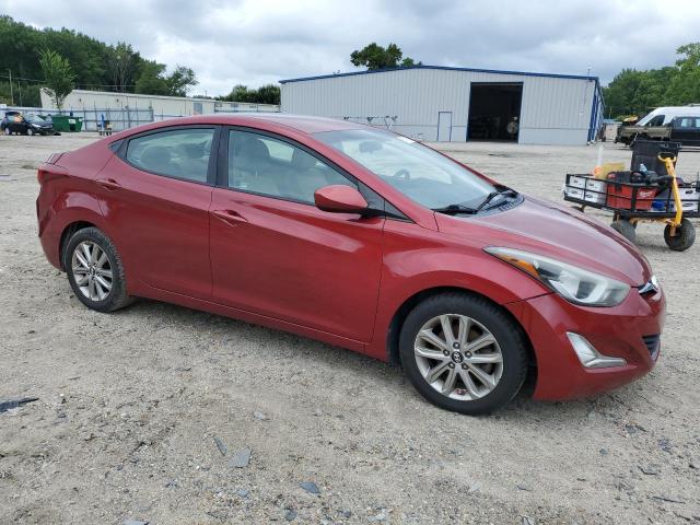  HYUNDAI ELANTRA 2014 Czerwony