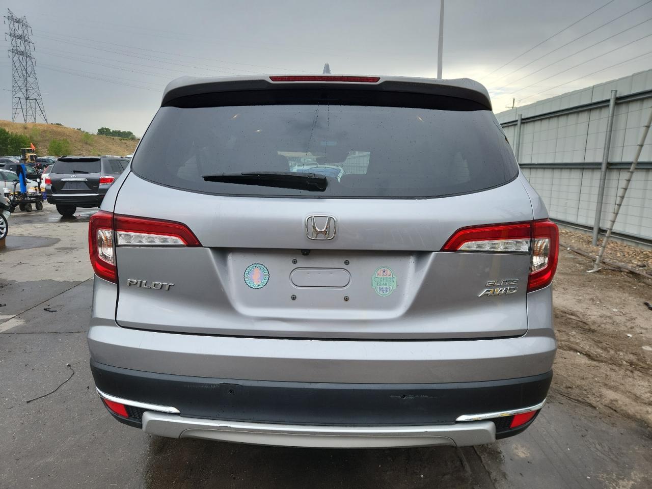 2019 Honda Pilot Elite VIN: 5FNYF6H07KB095430 Lot: 70567215