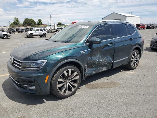  VOLKSWAGEN TIGUAN 2018 Зеленый