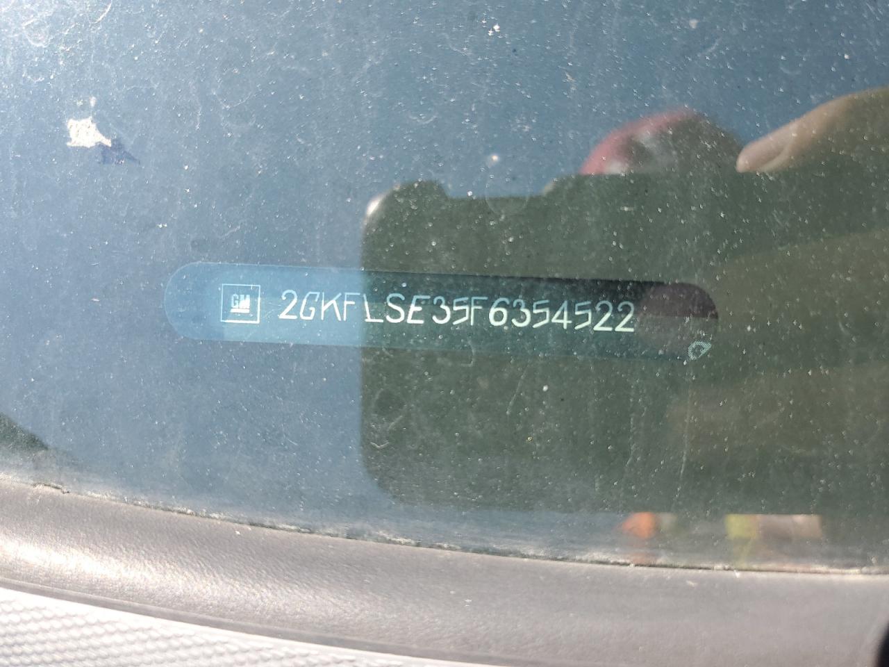 2015 GMC Terrain Slt VIN: 2GKFLSE35F6354522 Lot: 69388235