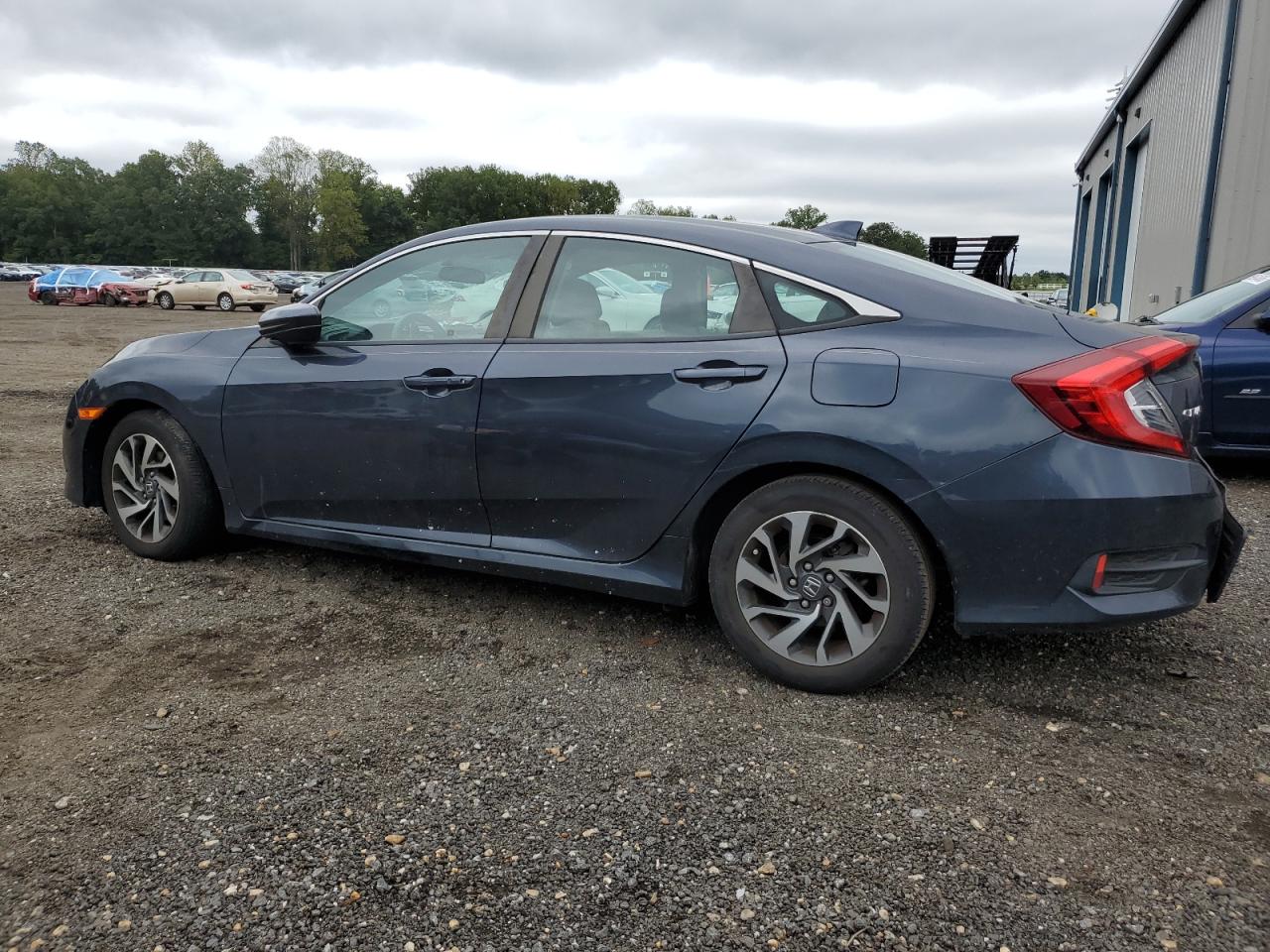 2018 Honda Civic Ex grey null gas 2HGFC2F74JH500257 photo #3