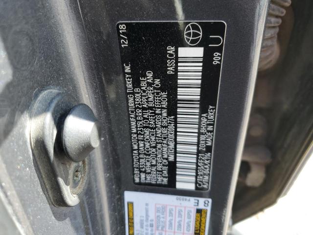 2019 TOYOTA C-HR XLE  
