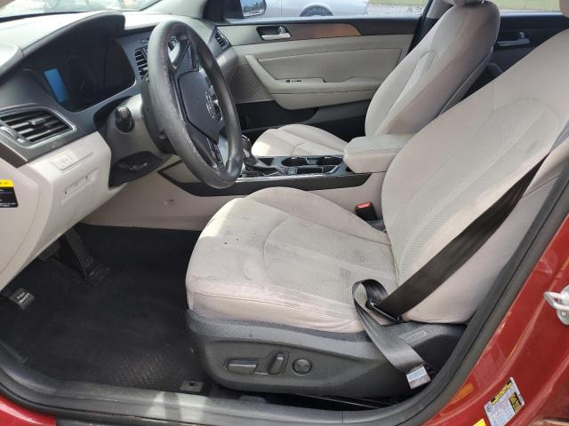  HYUNDAI SONATA 2015 Red