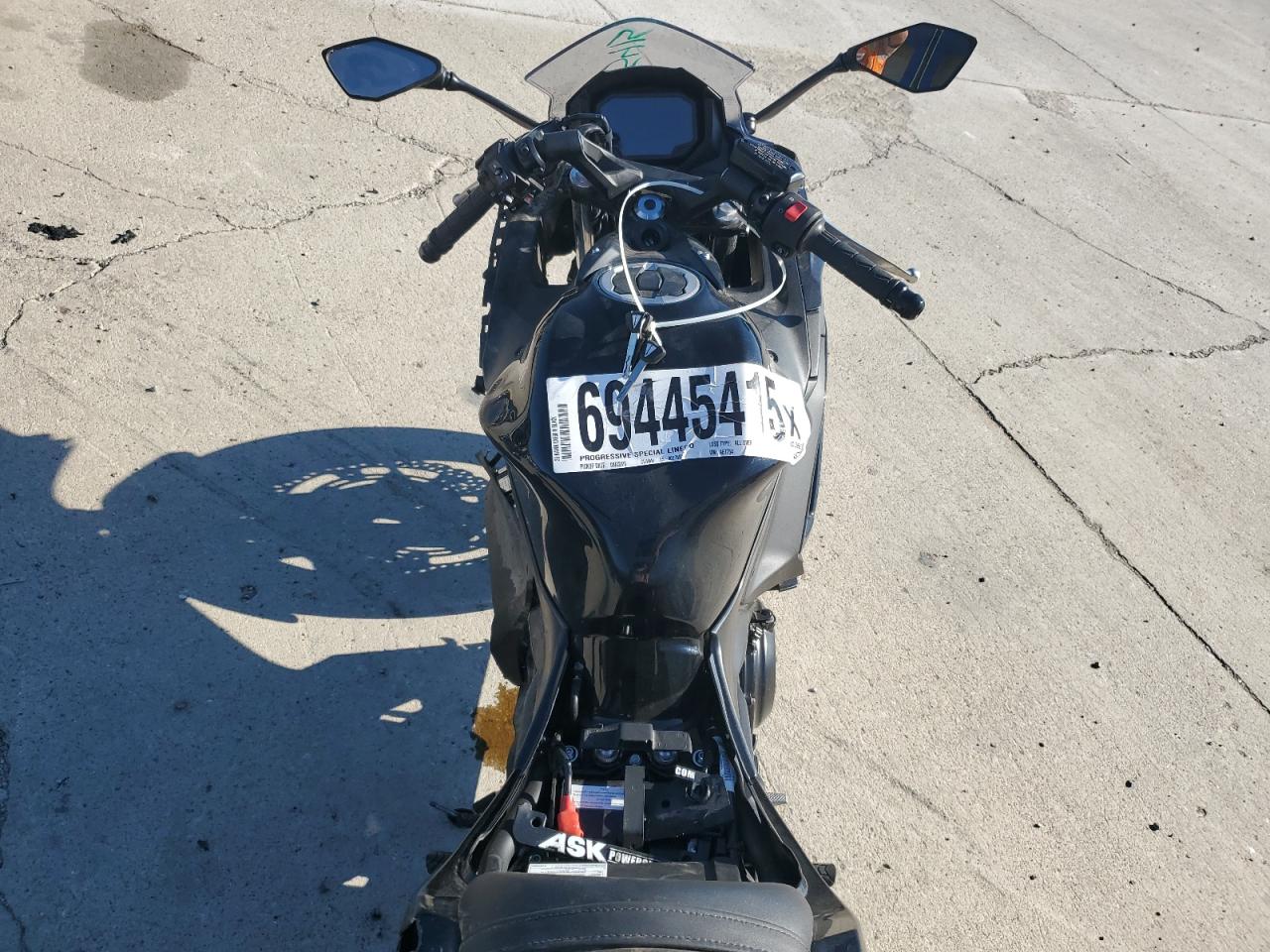 2025 Kawasaki Ex650 R VIN: ML5EXER10SDAE7754 Lot: 69445415