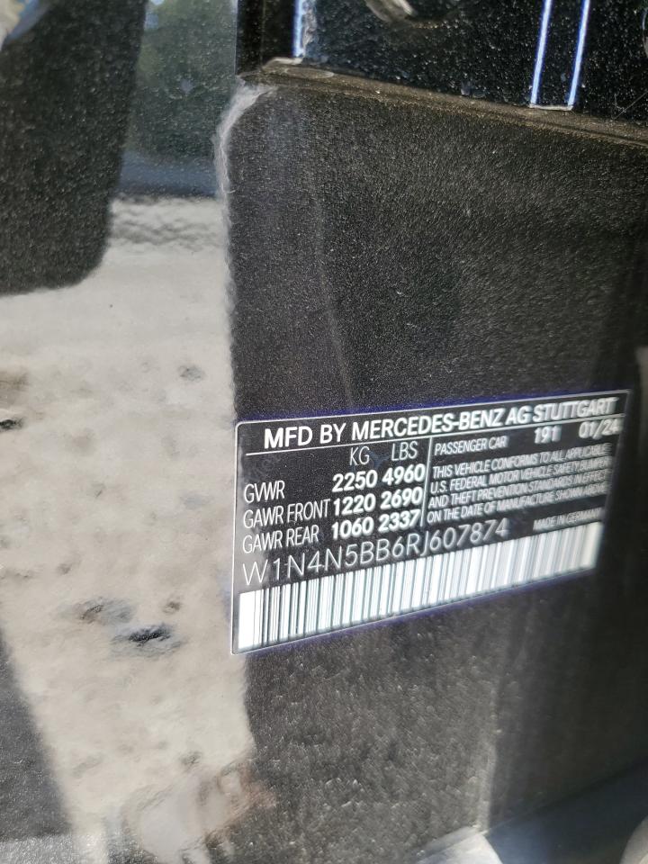 2024 Mercedes-Benz Gla 35 Amg VIN: W1N4N5BB6RJ607874 Lot: 67409075