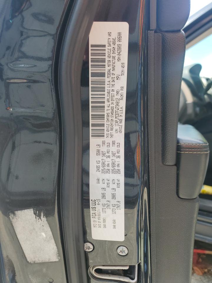 2015 Jeep Cherokee Latitude VIN: 1C4PJMCB7FW734012 Lot: 69815435