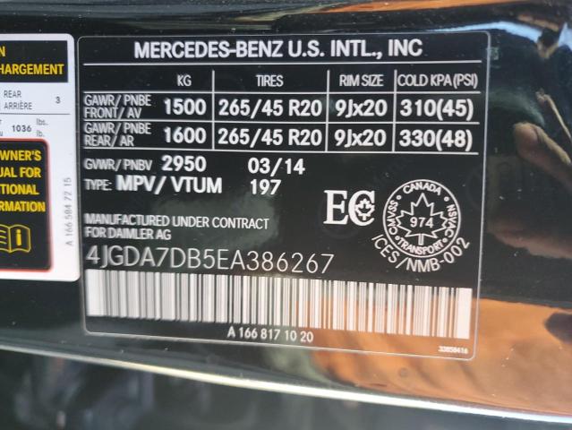 2014 MERCEDES-BENZ ML 550 4MATIC  