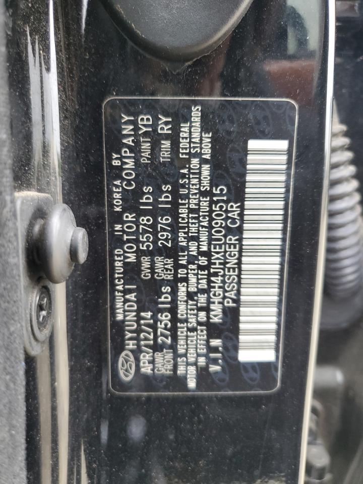 2014 Hyundai Equus Signature VIN: KMHGH4JHXEU090515 Lot: 69277235