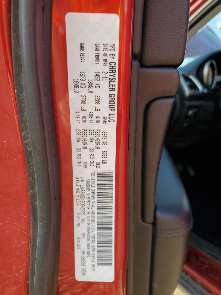 2011 Jeep Grand Cherokee Laredo VIN: 1J4RR4GG4BC642725 Lot: 68860225