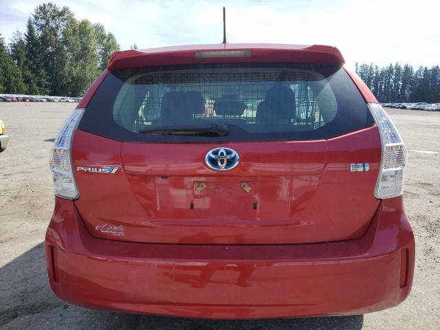  TOYOTA PRIUS 2014 Red