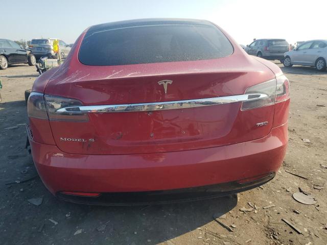  TESLA MODEL S 2017 Czerwony