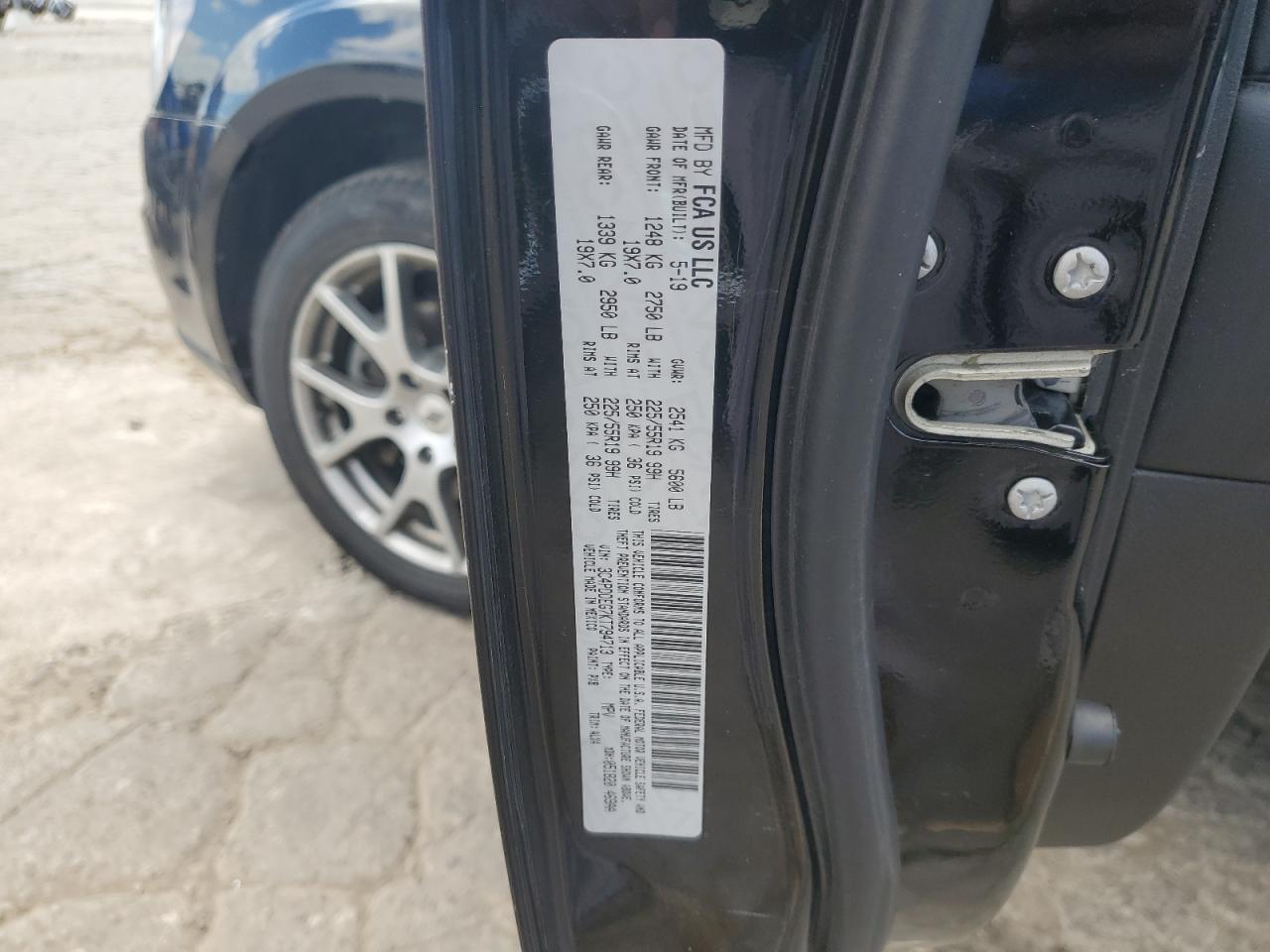 2019 Dodge Journey Gt VIN: 3C4PDDEG7KT794713 Lot: 70991645