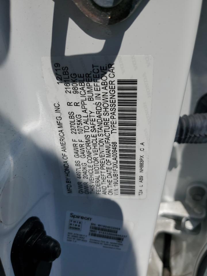 2020 Acura Tlx VIN: 19UUB1F3XLA009498 Lot: 69315675