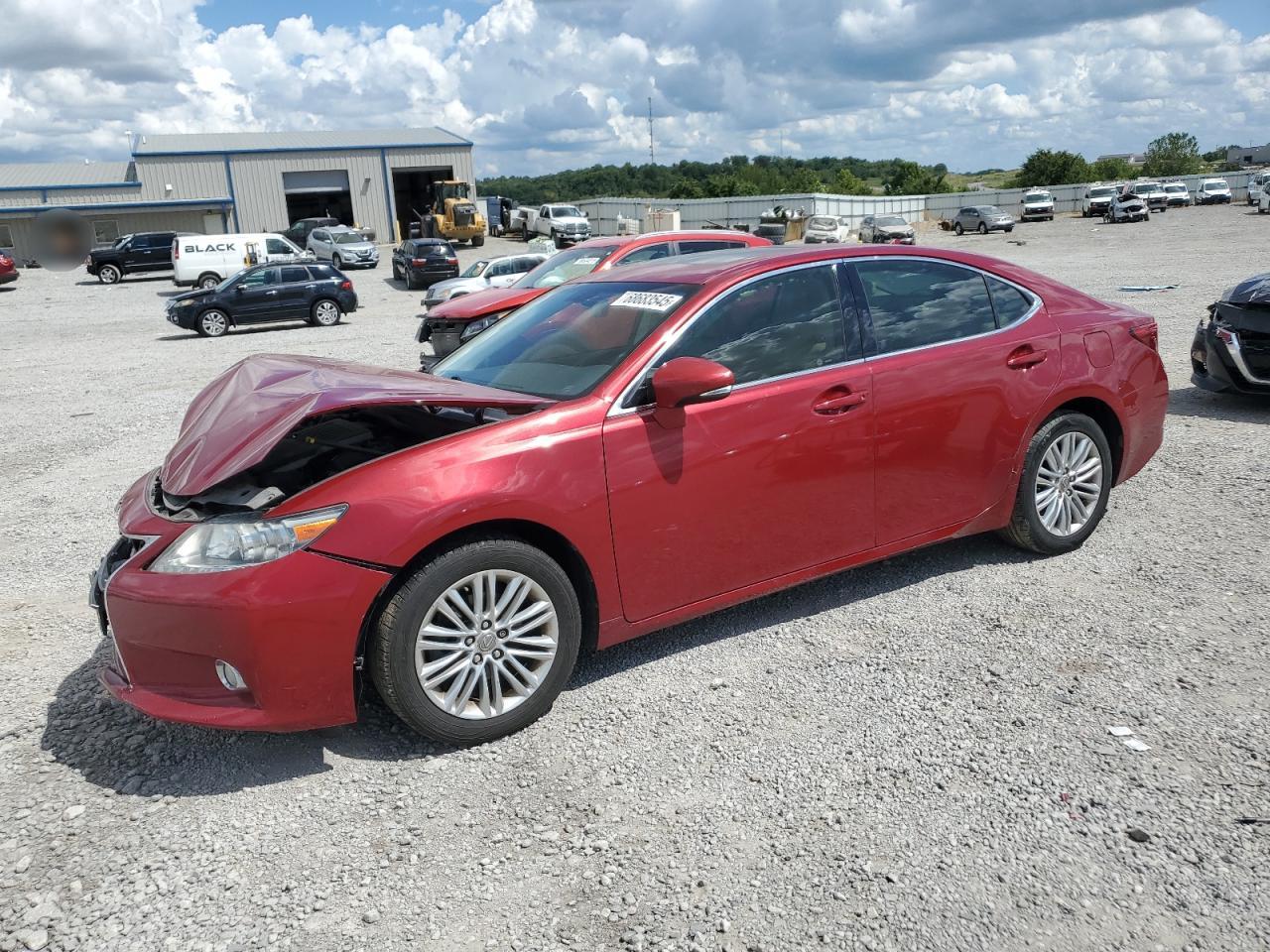 2013 Lexus Es 350 red null gas JTHBK1GG5D2021303 photo #1