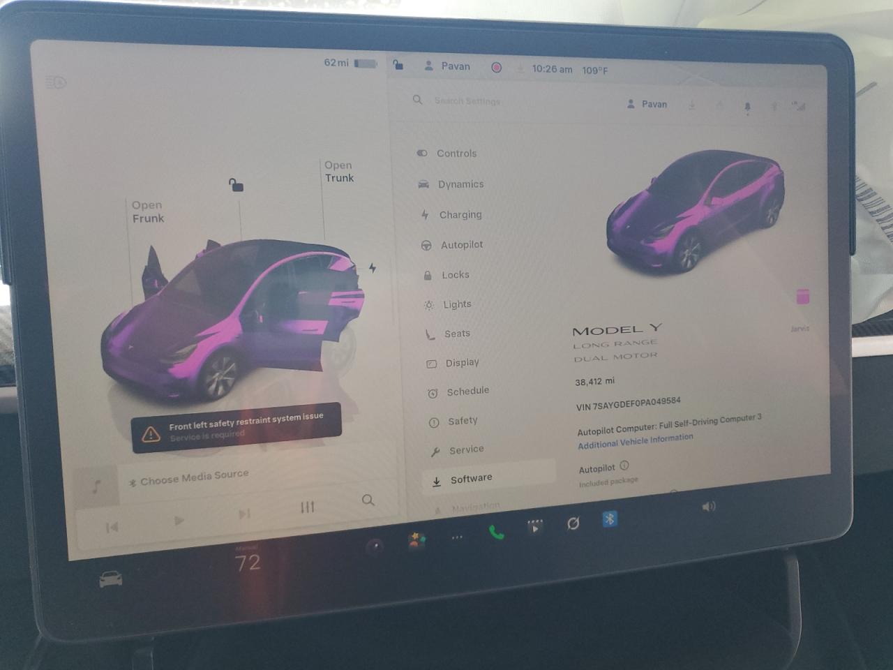 2023 Tesla Model Y VIN: 7SAYGDEF0PA049584 Lot: 69508355