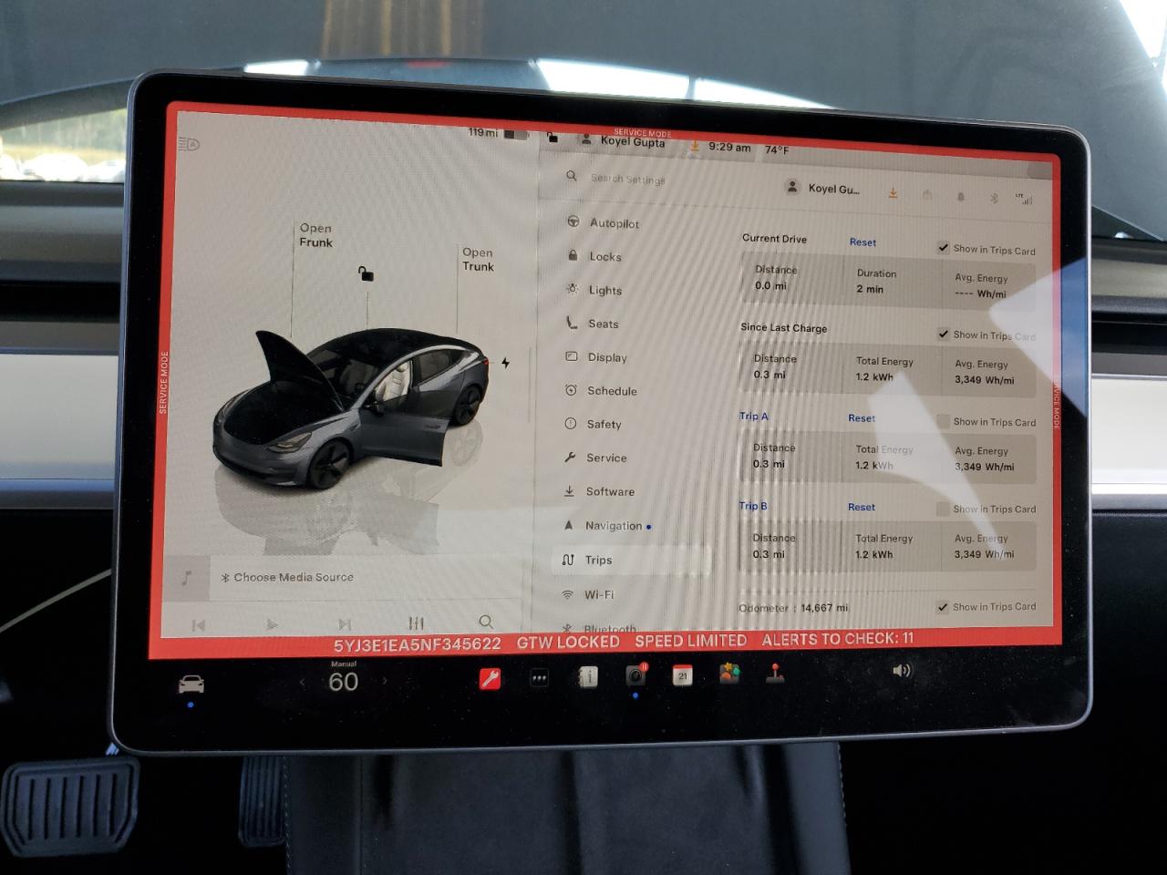 2022 Tesla Model 3 VIN: 5YJ3E1EA5NF345622 Lot: 69765685