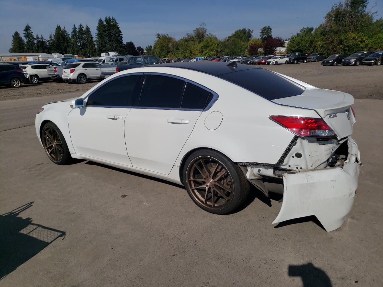 2012 Acura Tl white null gas 19UUA9F53CA011662 photo #3
