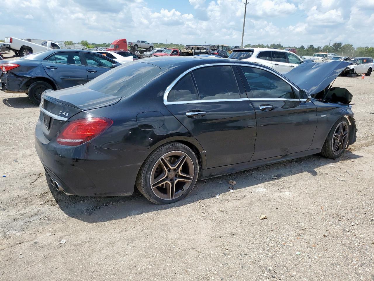 2020 Mercedes-Benz C 43 Amg black null gas 55SWF6EB8LU322928 photo #4