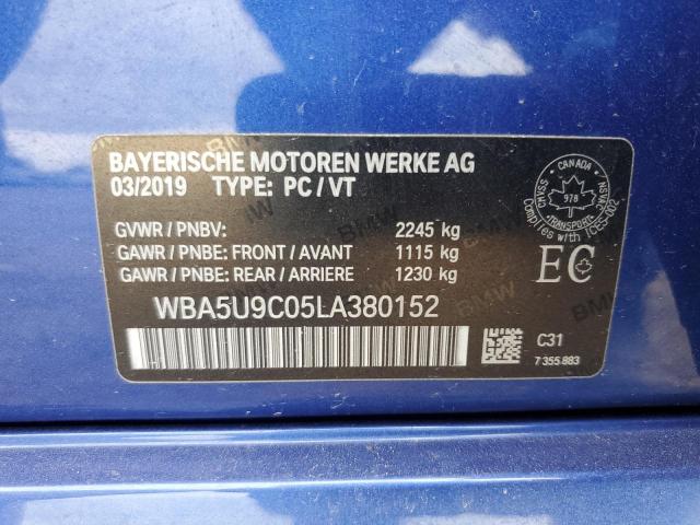 2020 BMW M340XI   