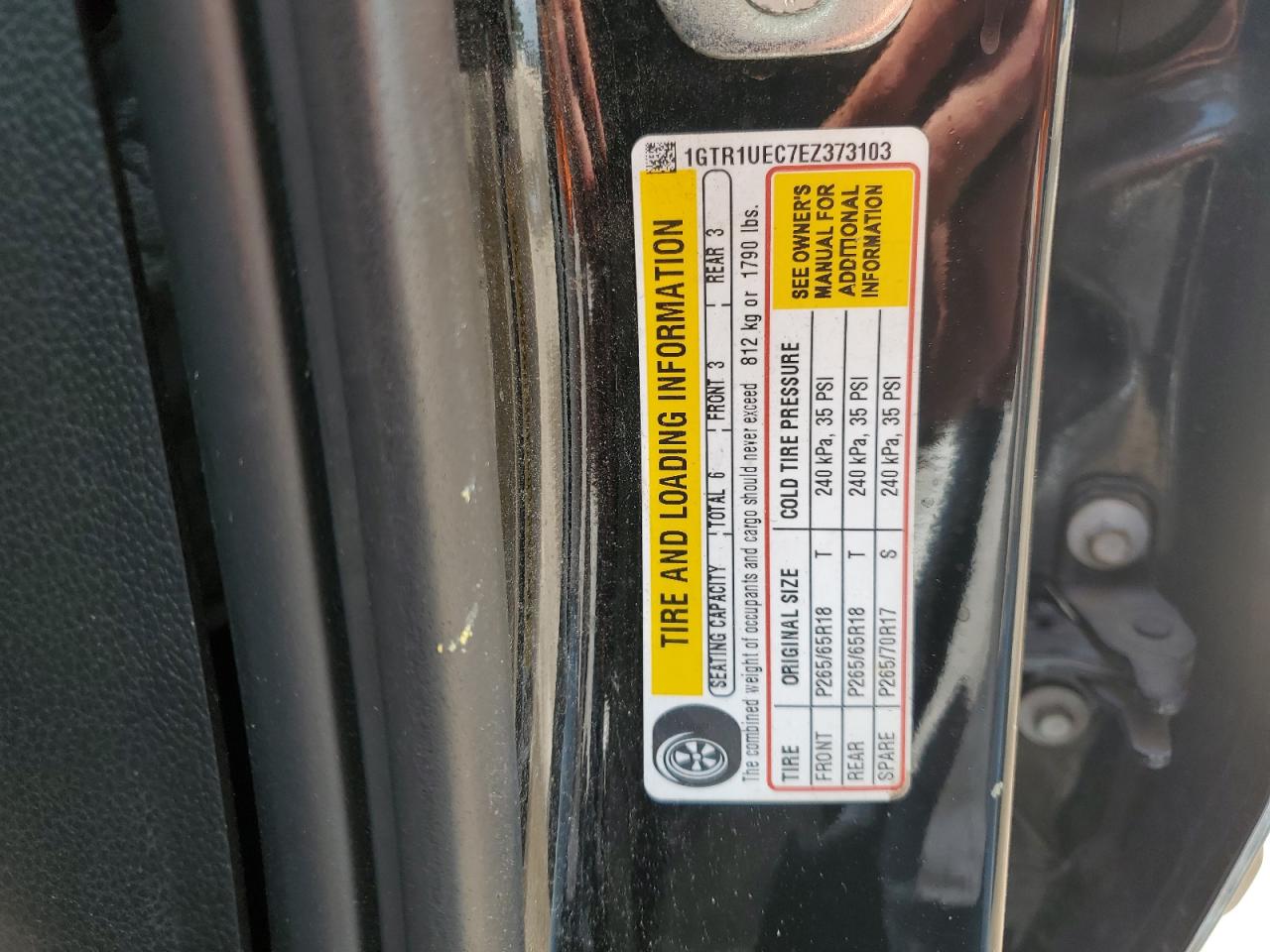 2014 GMC Sierra C1500 Sle VIN: 1GTR1UEC7EZ373103 Lot: 67263095