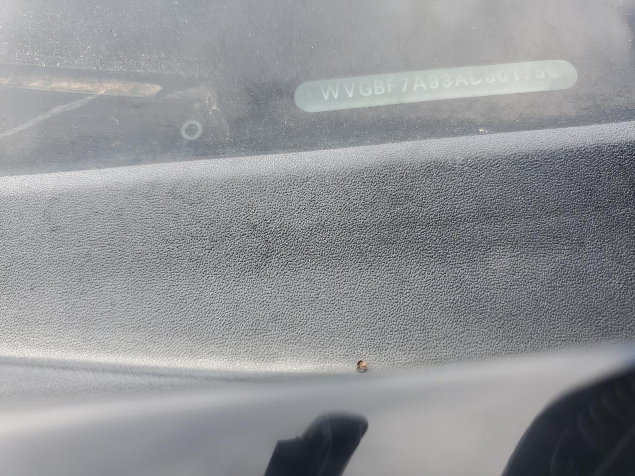 2010 Volkswagen Touareg V6 VIN: WVGBF7A93AD001758 Lot: 66564055